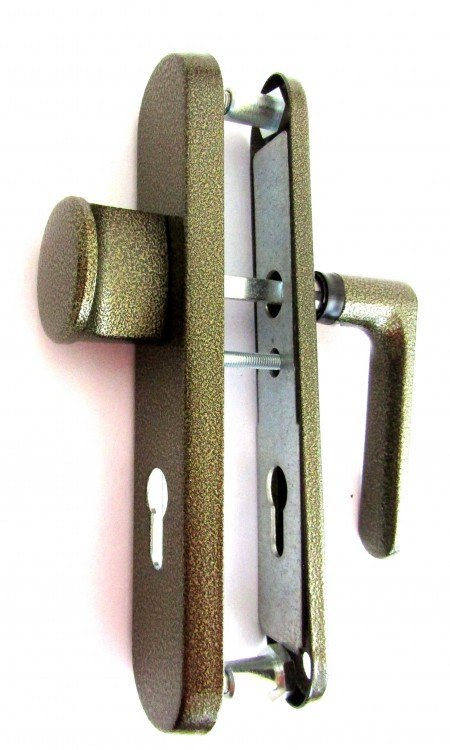 Kování bezpečnostní 802/O klika/knofík 72 mm antické zlaté AZ (R 80272OAZ) DOPRODEJ - Kliky, okenní a dveřní kování, panty Kování dveřní Kování dveřní bezpečnostní